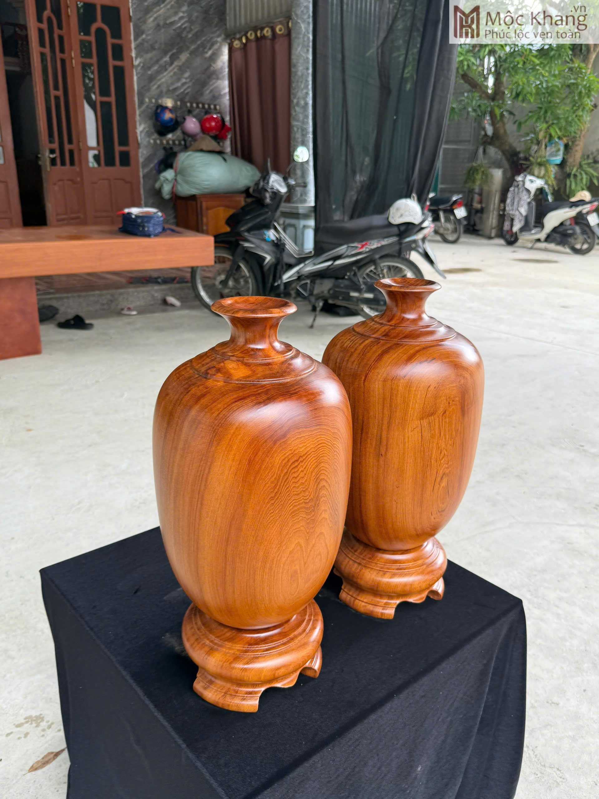 Cặp Chum Ngọc Am Đỏ Cao 48 (cm) (1) Cap Chum Ngoc Am Do Cao 48 cm 1