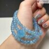 Chuoi Aquamarine Mix Charm Hoa Sen Hat 58 mm 1