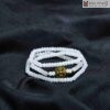 Chuỗi Bạch Ngọc Bánh Xe Charm Vàng 10k