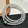 Chuỗi Bạch Ngọc Cẩm Thạch Nếp Băng Hạt 3,7 (mm)