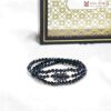 Chuỗi Spinel Đen Mix Ngũ Điếu Thạch Anh Tóc Hạt 4 (mm)
