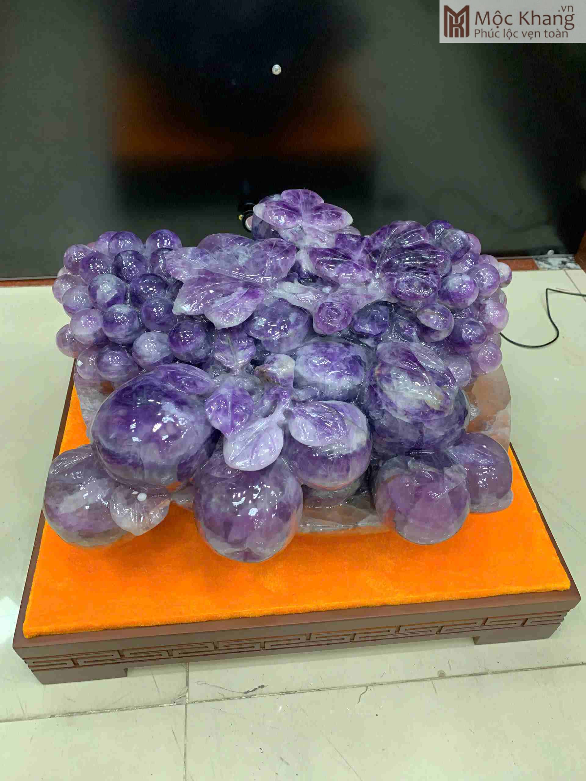 Nho Phú Quý Ngọc Fluorite Tím Cao 28 (cm) (3)_3 Nho Phu Quy Ngoc Fluorite Tim Cao 28 cm 3 3