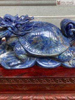 Tác Phẩm Long Quy Lớn Sodalite Cao 16 (cm)