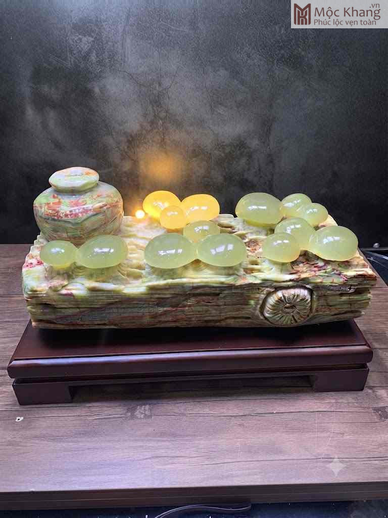 Tác Phẩm Nấm Ngọc Trường Sinh Ngọc Onyx Cao 18 (cm) (1) Tác Phẩm Nấm Ngọc Trường Sinh Ngọc Onyx Cao 18 (cm)