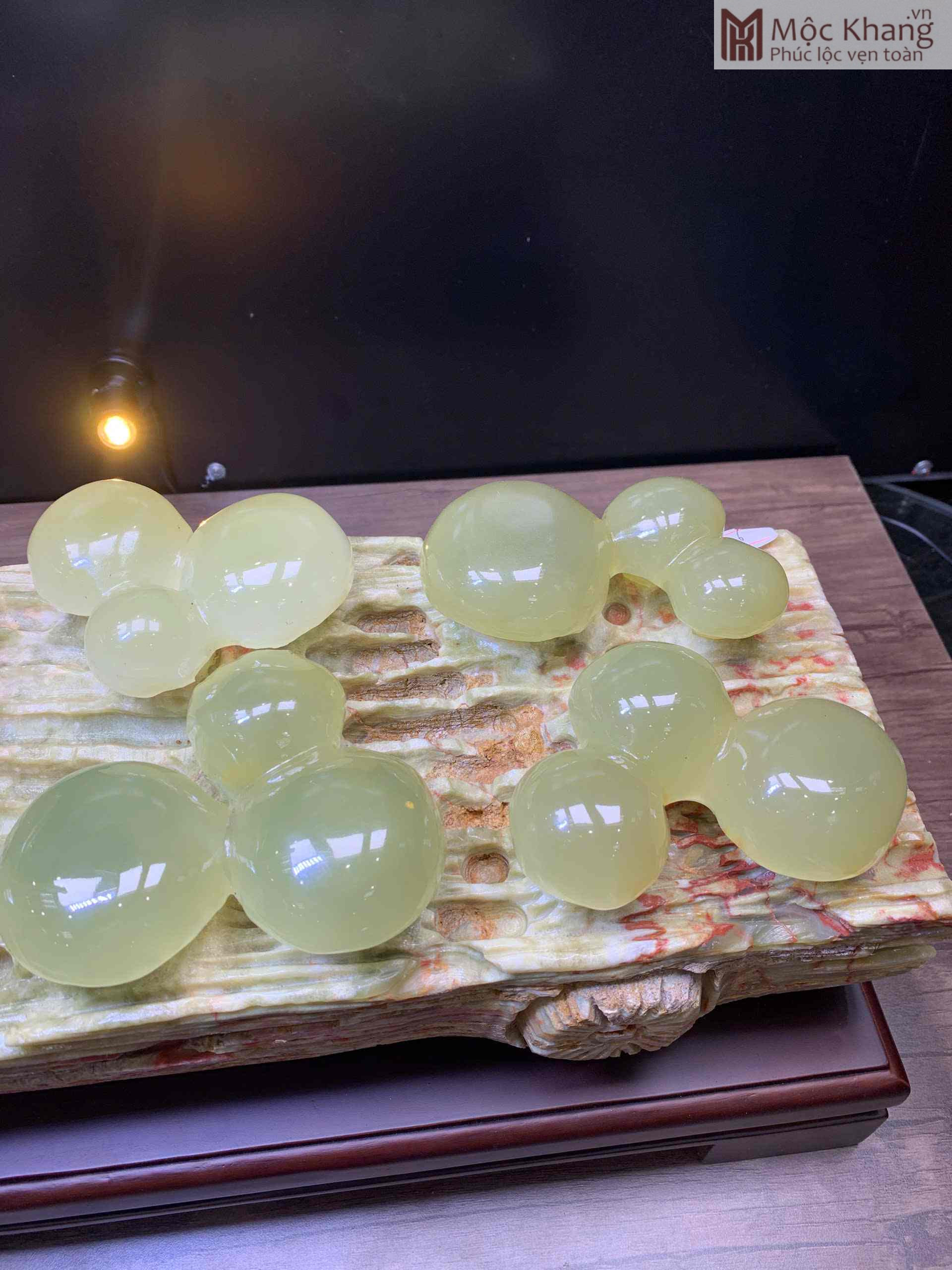 Tác Phẩm Nấm Ngọc Trường Sinh Ngọc Onyx Cao 18 (cm) (3) Tac Pham Nam Ngoc Truong Sinh Ngoc Onyx Cao 18 cm 3