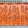 Tranh Xuân Hạ Thu Đông Gỗ Hương Đá Cao 127 (cm)