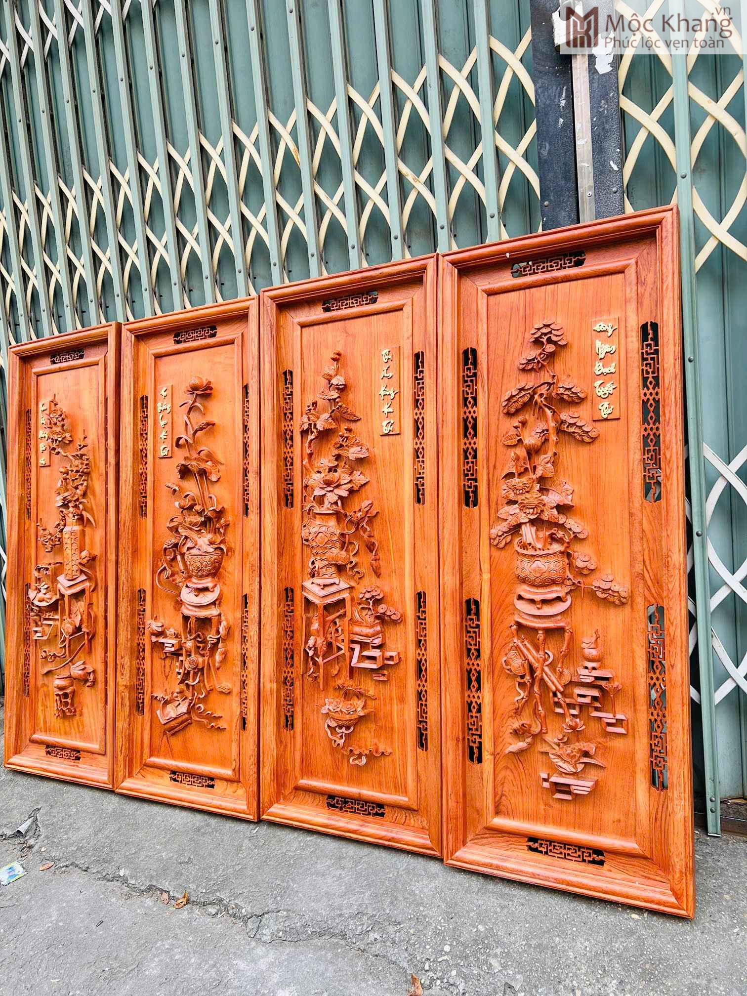 Tranh Xuân Hạ Thu Đông Gỗ Hương Đá Cao 127 (cm) (3) Tranh Xuan Ha Thu Dong Go Huong Da Cao 127 cm 3