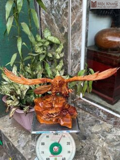 Tượng Đại Bàng Gỗ Hương Cao 45 (cm)