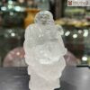 Tuong Phat Di Lac Thach Anh Trang Cao 9 cm 1