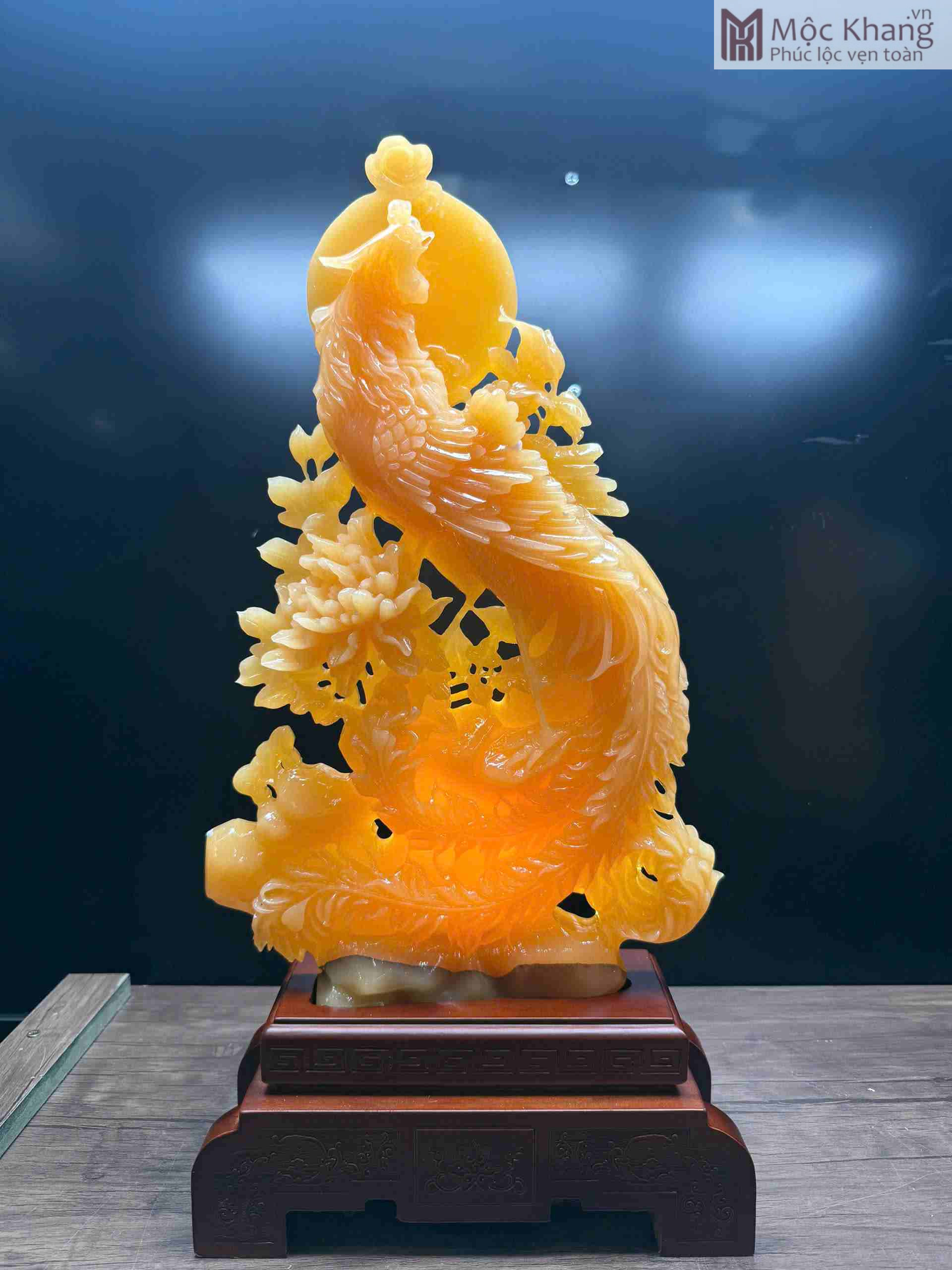 Tượng Phượng Hoàng Ngọc Hoàng Long Cao 45 (cm) (2)_2 Tượng Phượng Hoàng Ngọc Hoàng Long Cao 45 (cm)