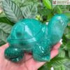 Tượng Rùa Thạch Anh Xanh Cao 13 (cm)