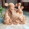 Tượng Thần Tài Gỗ Ngọc Am Cao 34 (cm)