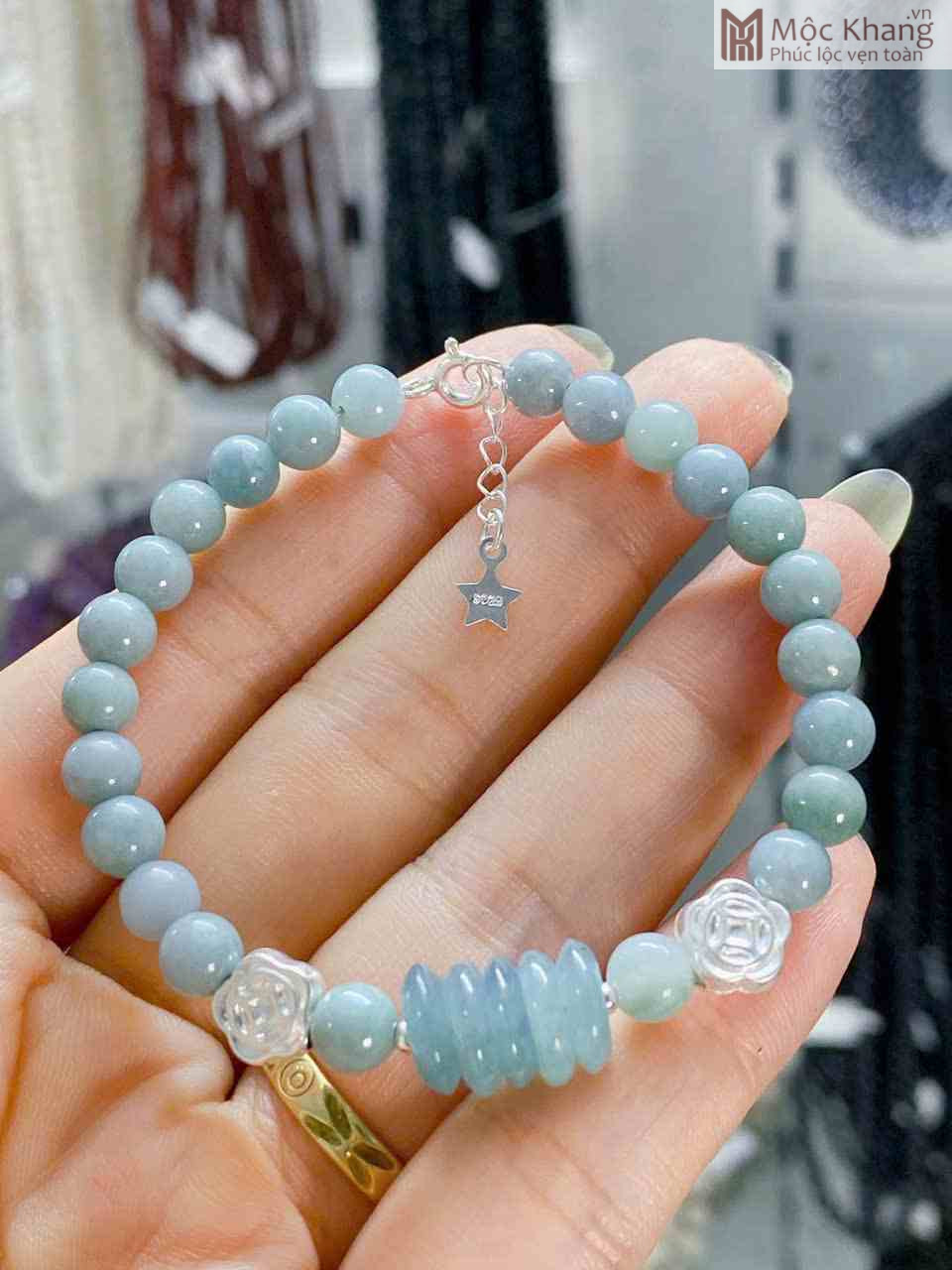 Vòng Lam Ngọc Hạt 6 (mm) (3) Vong Lam Ngoc Hat 6 mm 3