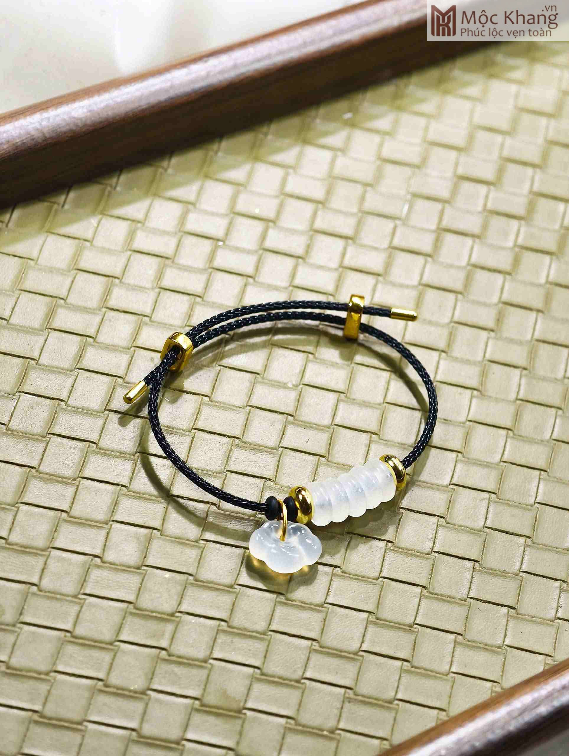 Vòng Ngũ Điếu Mix Charm Mã Não Bạch Nguyệt Quang (1)_1 Vòng Ngũ Điếu Mix Charm Mã Não Bạch Nguyệt Quang