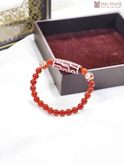 Vòng Tay Mã Não Đỏ Hạt 6 (mm)