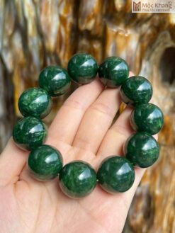 Vòng Tay Ngọc Bích Hạt 21,8 (mm)