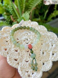 Vòng Tay Ngọc Hòa Điền Ombre Hạt 8 (mm)