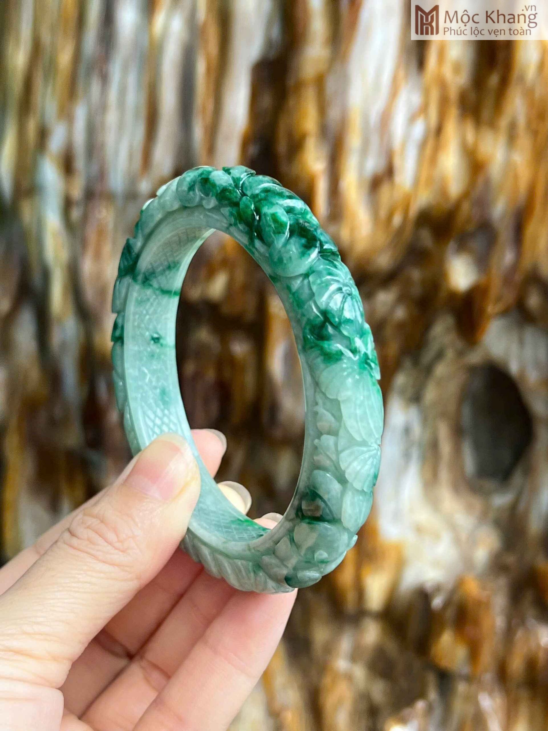 Vòng Tay Ngọc Phỉ Thúy Ni 58,8 (mm) (2) Vong Tay Ngoc Phi Thuy Ni 588 mm 2 1 scaled