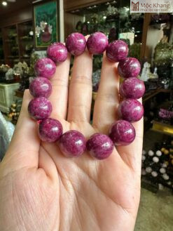 Vòng Tay Ruby Hạt 16,3 (mm)