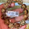 Vòng Tay Thạch Anh Tóc Vàng Hạt 17,5 (mm)