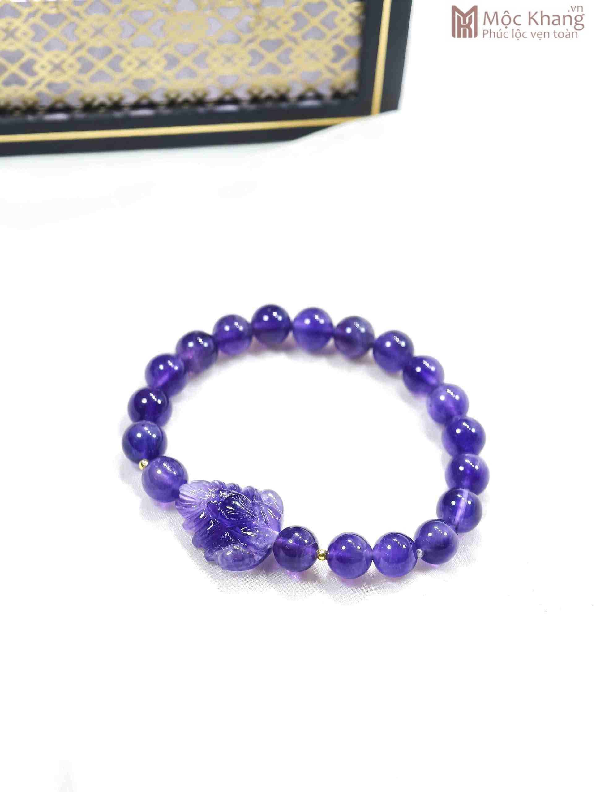 Vòng Thạch Anh Tím Mix Hồ Ly Chúa Hạt 8 (mm) (2)_2 Vòng Thạch Anh Tím Mix Hồ Ly Chúa Hạt 8 (mm)