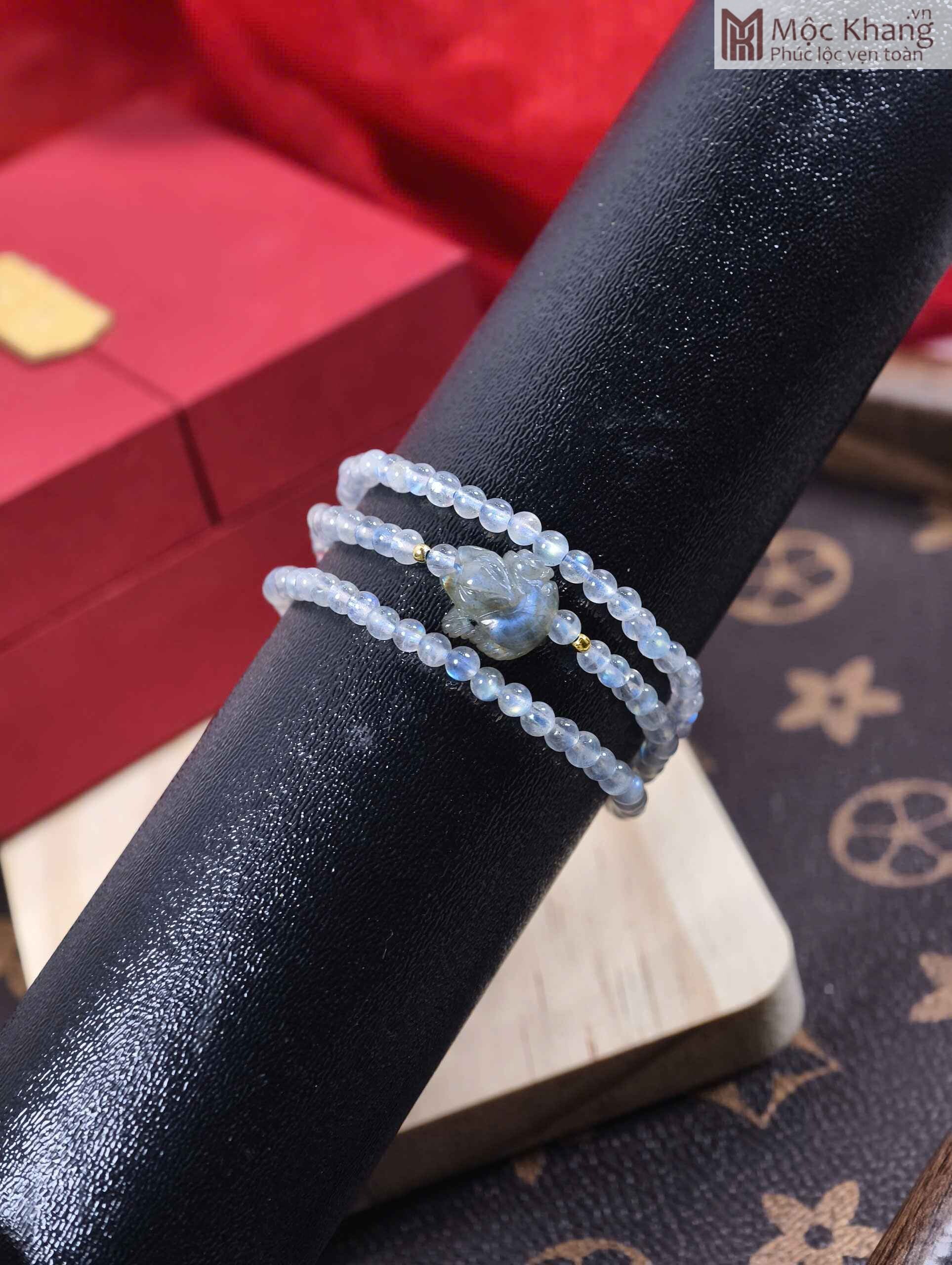 Chuỗi Đá Xà Cừ Hạt Hạt 4 (mm) (3) Chuoi Da Xa Cu Hat Hat 4 mm 3