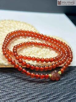 Chuỗi Garnet Ngọc Hồng Lựu Hạt 4,3 (mm)