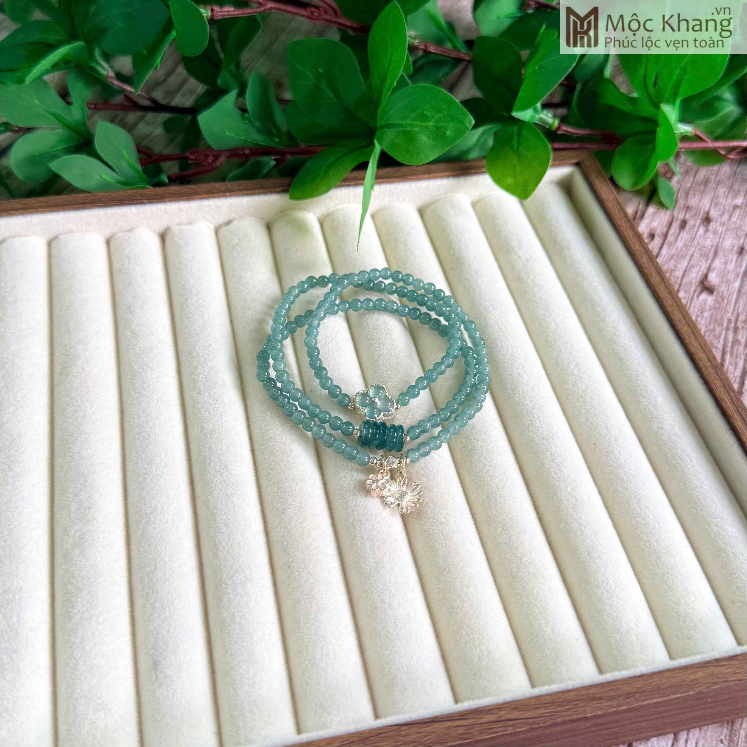 Chuỗi Lam Ngọc Hạt Hạt 5 (mm) (3) Chuoi Lam Ngoc Hat Hat 5 mm 3