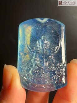 Mặt Phật Aquamarine Cao 46 (mm)