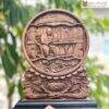 Tranh Bác Hồ Trầm Hương Cao 26 (cm)