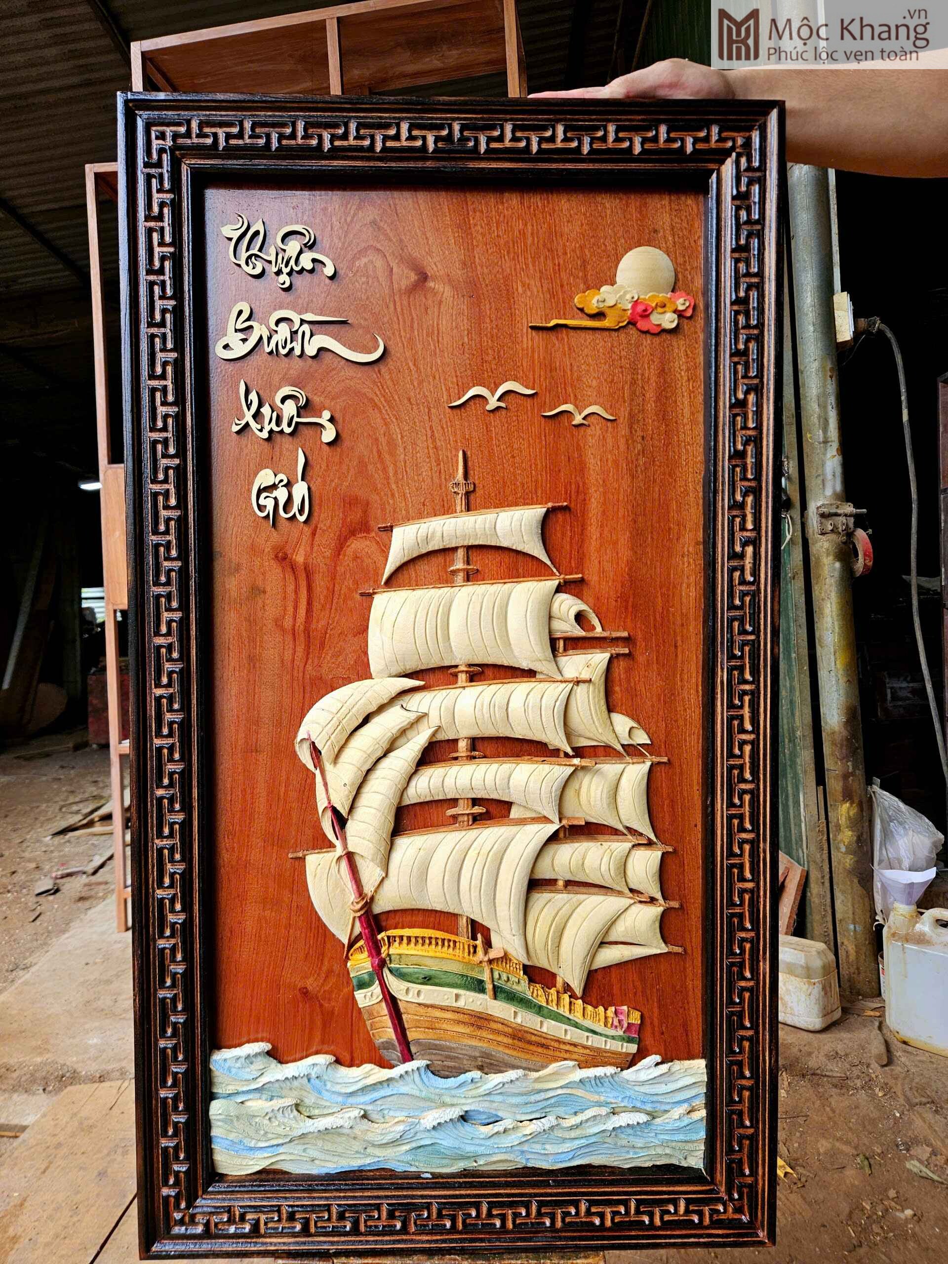 Tranh Thuận Buồm Xuôi Gió Cao 53 (cm) (2) Tranh Thuan Buom Xuoi Gio Cao 53 cm 2