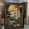 Tranh Thuận Buồm Xuôi Gió Gỗ Tự Nhiên Cao 80 (cm)