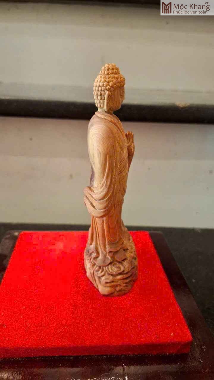 Tượng Phật A Di Đà Hoàng Đàn Tuyết Chìm Cao 14,5 (cm) (1) Tuong Phat A Di Da Hoang Dan Tuyet Chim Cao 145 cm 1