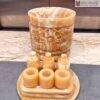 Bộ Bát Hương Ngọc Hoàng Long Cao 25(cm)