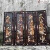 Bộ Tranh Tứ Quý Gỗ Trắc Khảm Nổi Cao 114(cm)