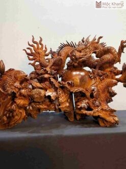 Cá Chép Rồng Gỗ Hương Ngang 68(cm)