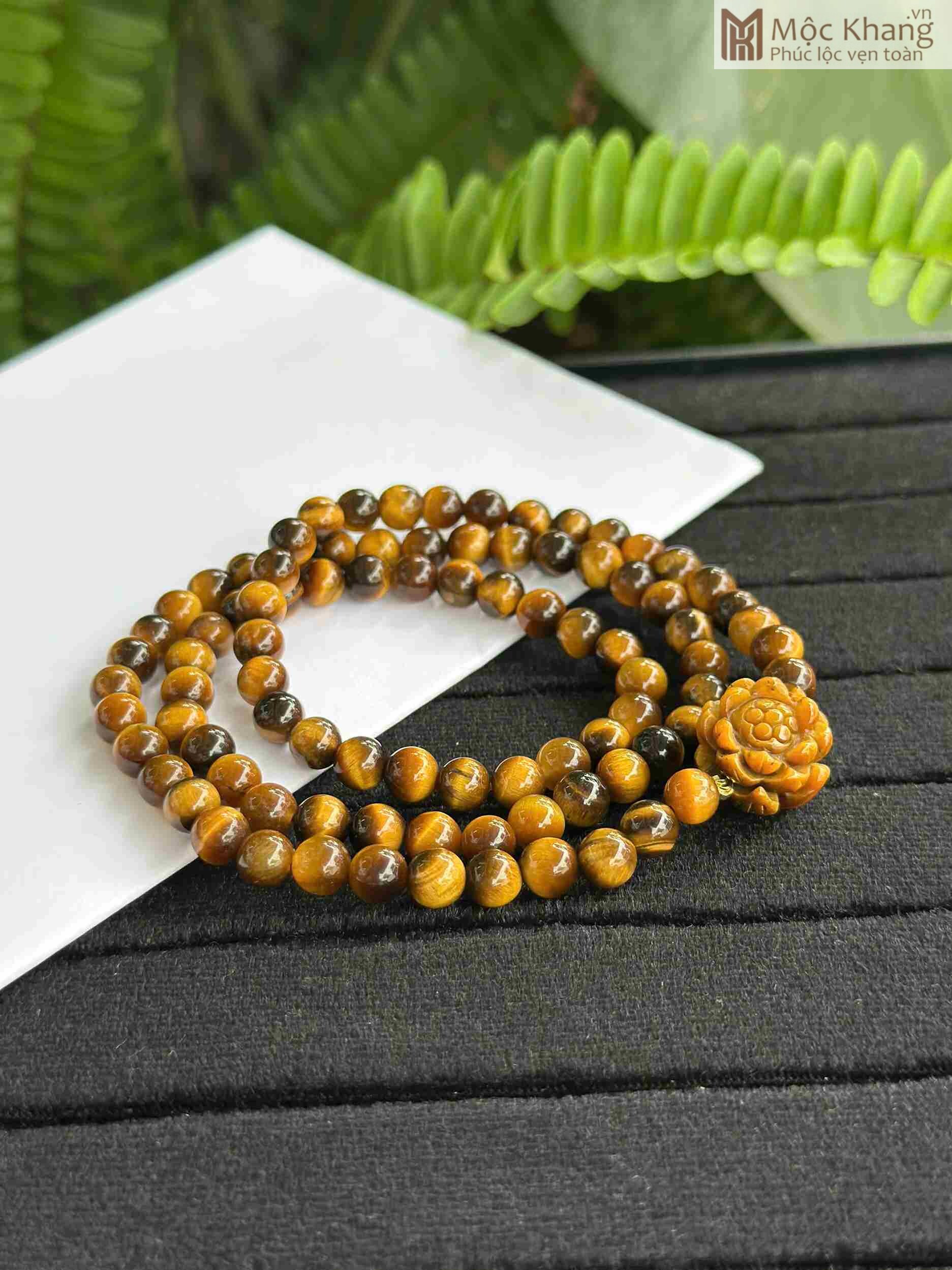 chuoi-mat-ho-nau-mix-charm-sen-hat-6mm (4) Chuỗi Mắt Hổ Nâu Mix Charm Sen Hạt 6(mm)