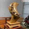 Đôi Chim Uyên Ương Gỗ Bách Xanh Cao 52(cm)