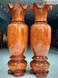 Lục Bình Gỗ Hương Đỏ Cao 180(cm)