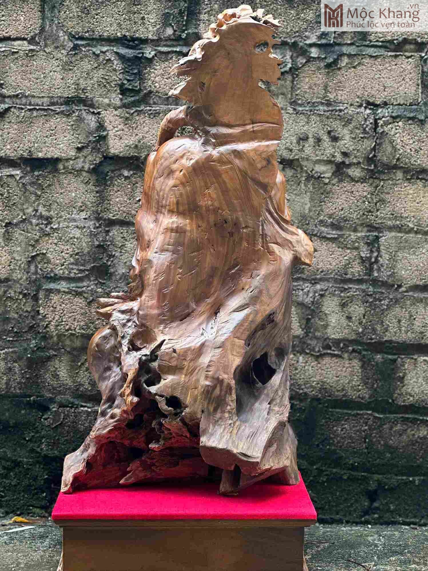tuong-di-lac-go-bach-xanh-cao-93cm (1) tuong di lac go bach xanh cao 93cm 1