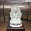 Tượng Hư Không Tạng Bồ Tát Bạch Ngọc Cao 29(cm)