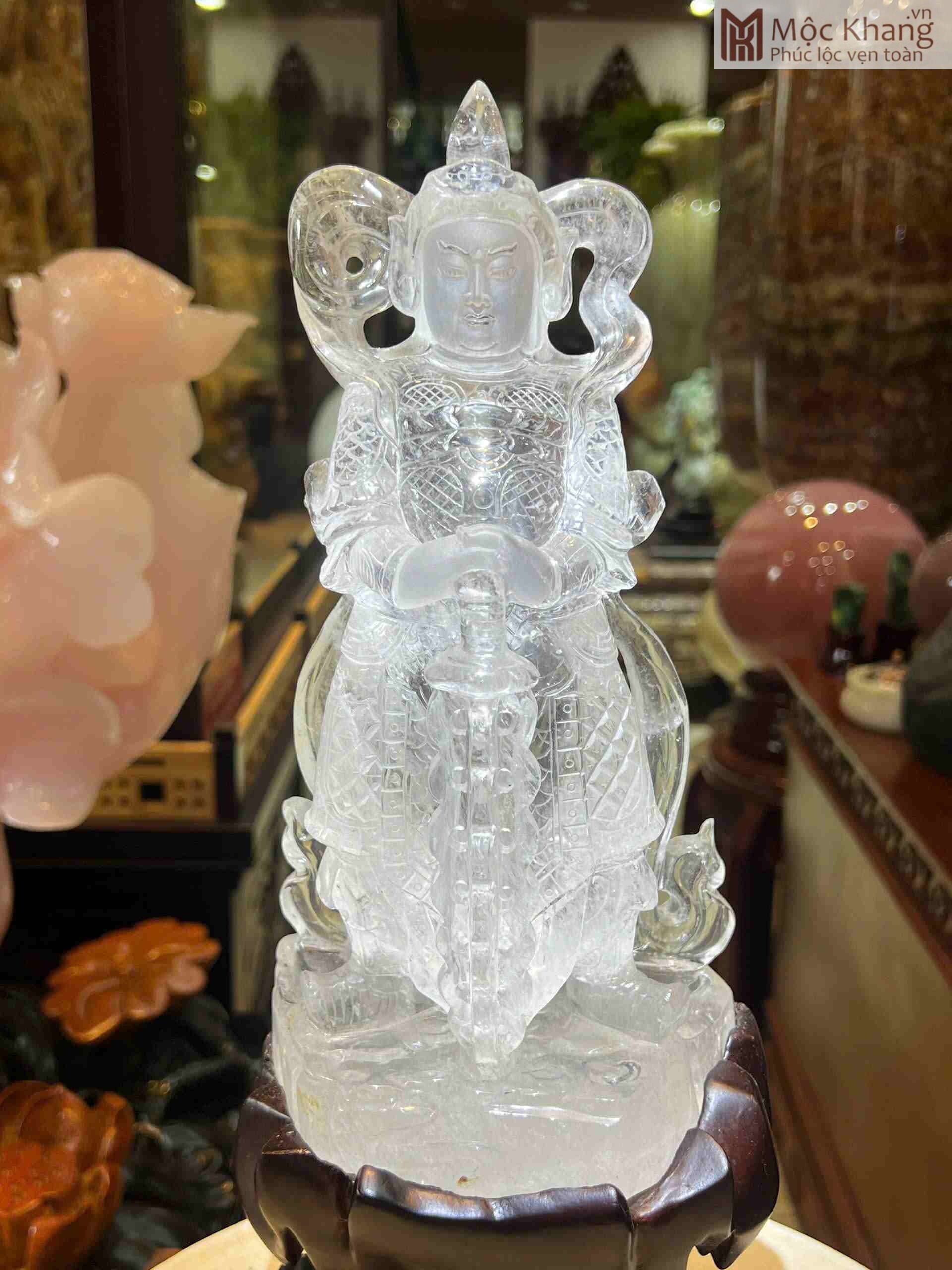 tuong-phat-ho-phap-thach-anh-trang-cao-27cm (4) Tượng Phật Hộ Pháp Thạch Anh Trắng Cao 27(cm)