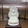 Tượng Phật Tổ A Di Đà Bạch Ngọc Cao 28(cm)