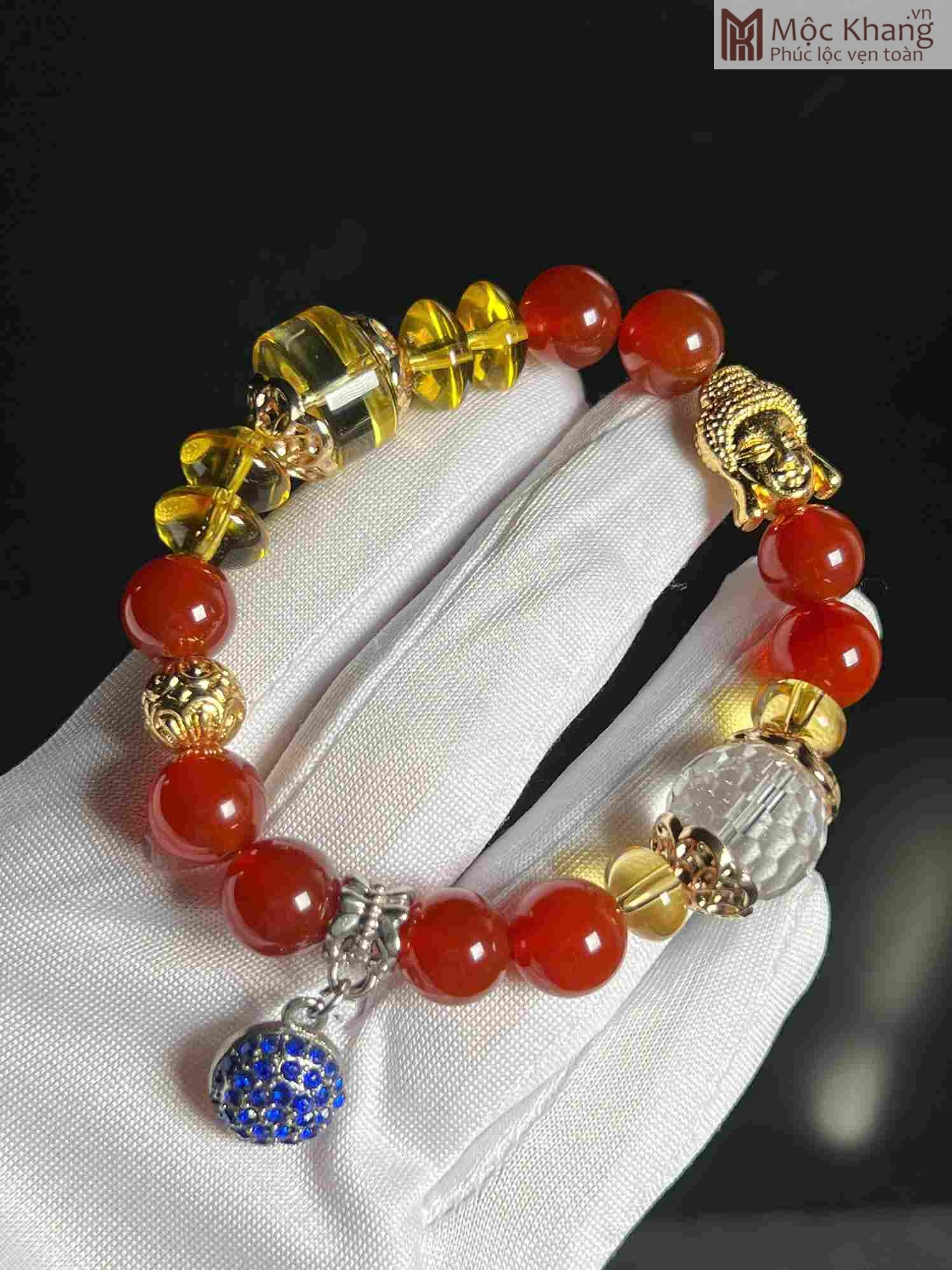 vong-ma-nao-mix-charm-hat-10-14mm (3) Vòng Mã Não Mix Charm Hạt 10-14(mm)