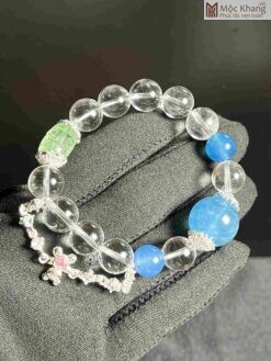 Vòng Tay Aquamarine Hạt 17(mm)