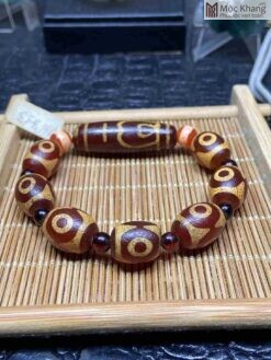 Vòng Tay Đá Dzi Hạt 12(mm)