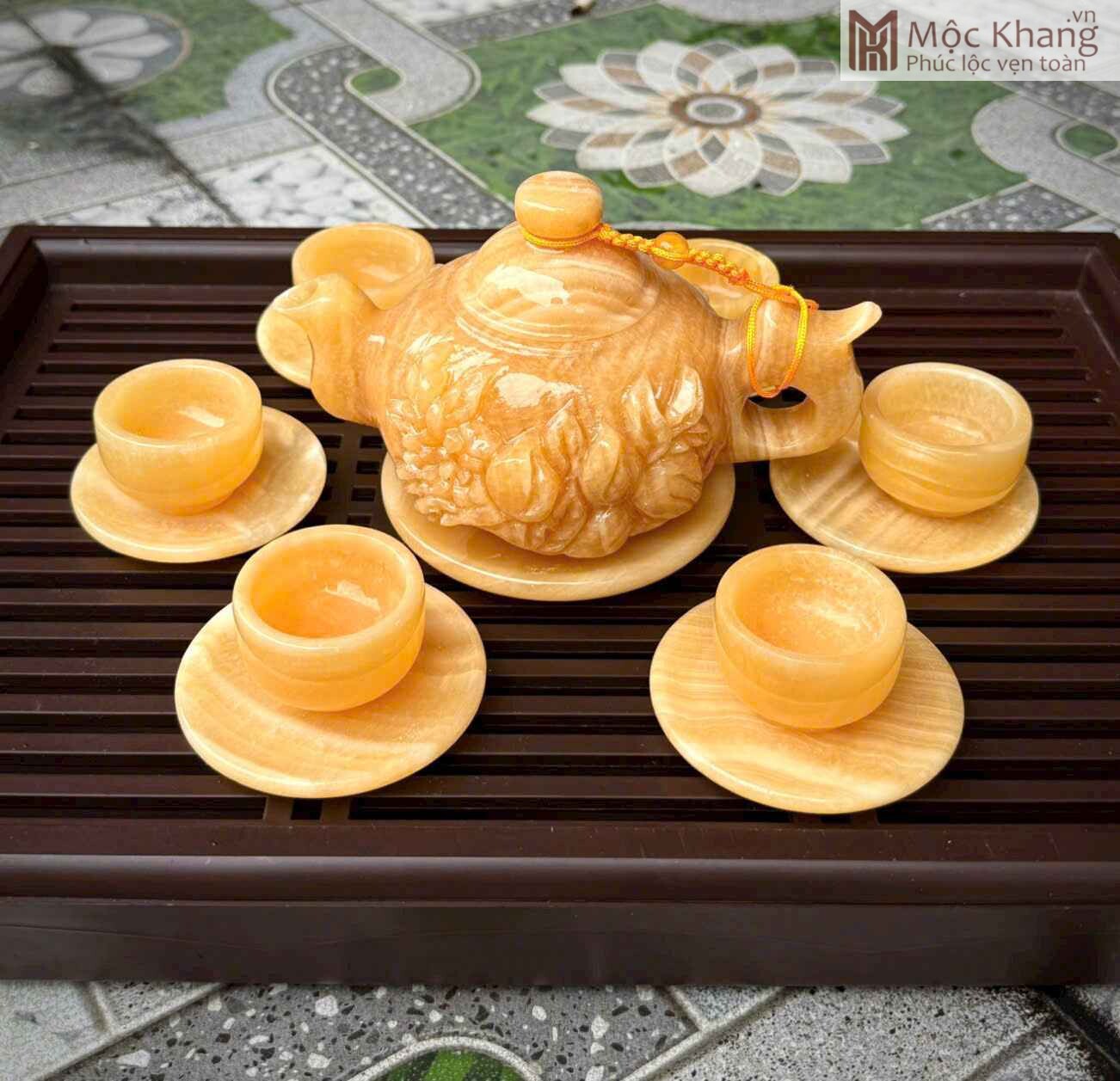 bo-am-tra-da-ngoc-hoang-long-cham-dao-truong-tho-ngang-17-cm (2) Bộ Ấm Trà Ngọc Hoàng Long Đường Kính 17 (cm)