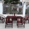 Bộ Bàn Trà Gỗ Cẩm Lai Việt Cao 81(cm)