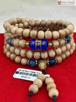 Chuỗi 108 Hạt Trầm Hương Mix Charm Hạt 6(mm)