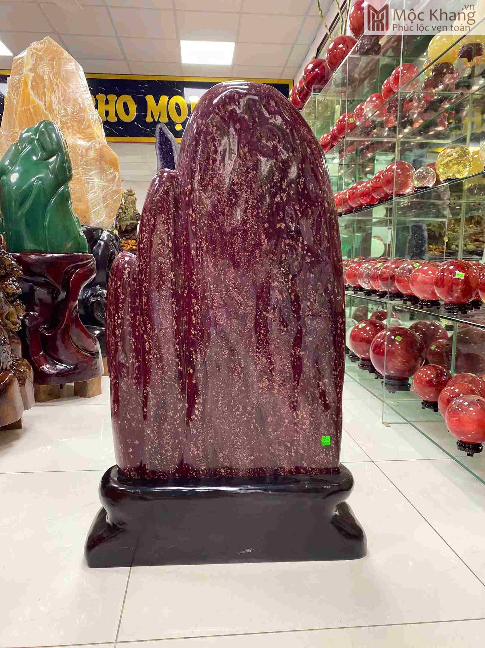da-canh-canxedon-huyet-long-cao-93cm (3) Đá Cảnh Canxedon Huyết Long Cao 93(cm)